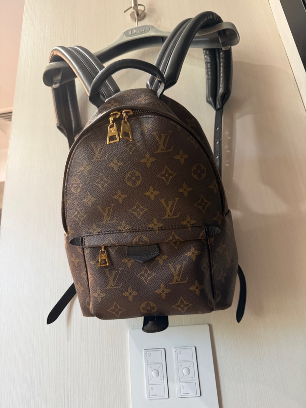 Louis Vuitton Brown Monogram Mini Backpack with Gold Hardware
